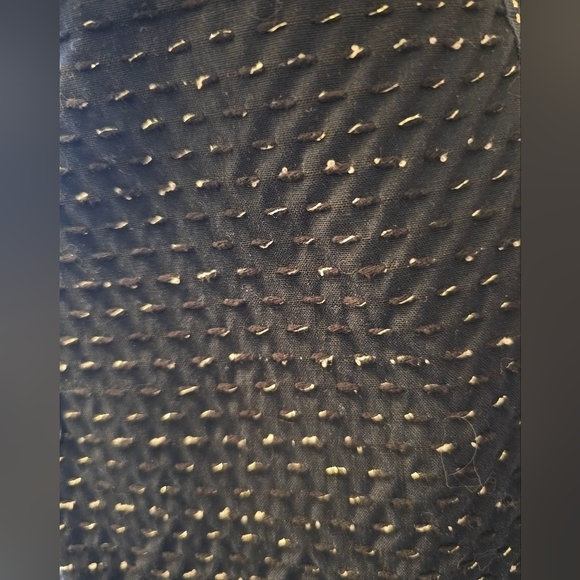 Kay Unger tweed cocktail formal special occasion navy-blue short sleeves dress 2 - Picture 7 of 10